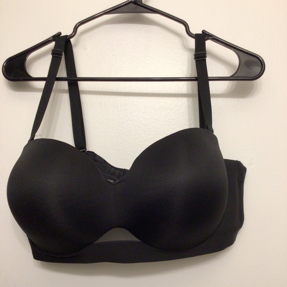 Lane Bryant Black balconette bra 38DDD